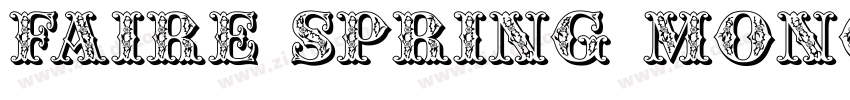 faire spring mono字体转换